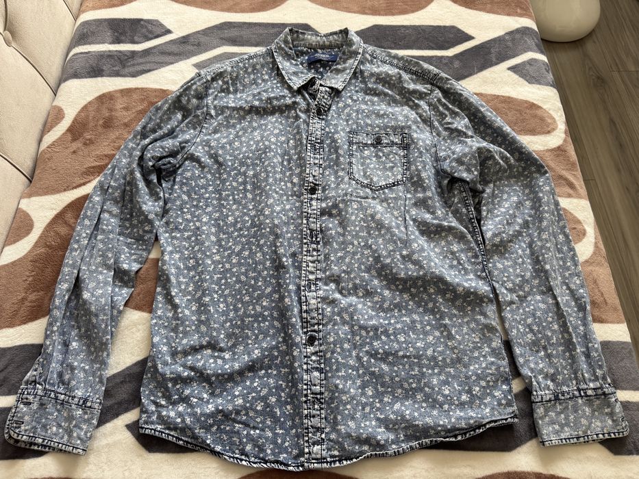 Cămasă PULL&BEAR Finest Quality Blue