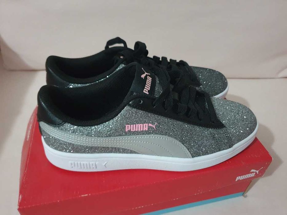 Adidasi Puma,marimea 38,5,interior 25 cm fix,noi