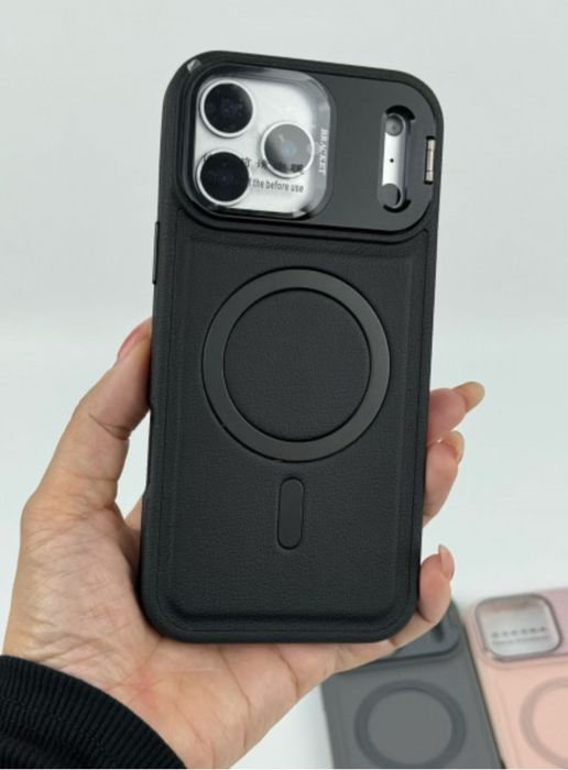 Husa Leather Magnetica Protectie - Iphone 17 17 AIR 17 18 PRO 17 18 PRO MAX