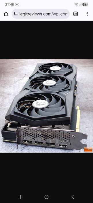 Rtx 3070 trio x 8G  256-bit