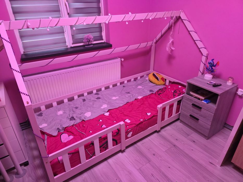 Pat tip căsuță + saltea ca noi