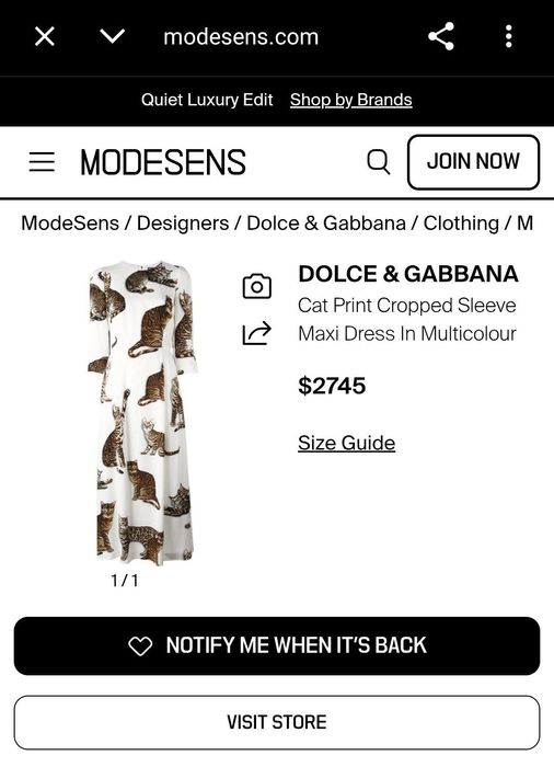 Dolce&Gabbana Bengal Cat Print Cady Midi Dress