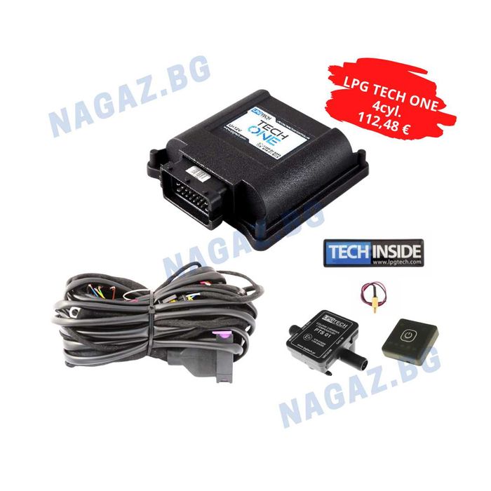 НОВ!Газов инжекцион 4cyl. LPG TECH ONE/gazov injekcion LPG TECH DUO
