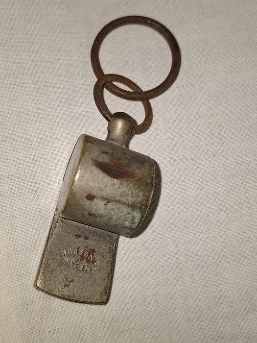 Стара бронзова свирка--The thunderer--ACME--Hudsons patent