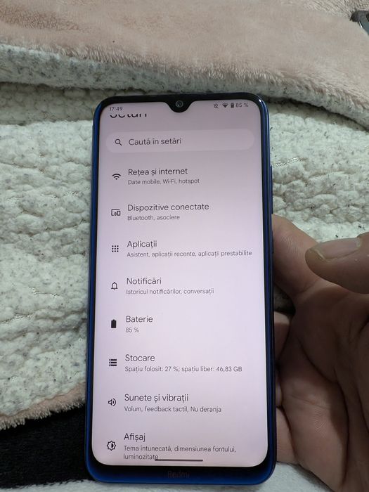 Redmi Note 8 proiect scolar elevi experiment facultate classrom