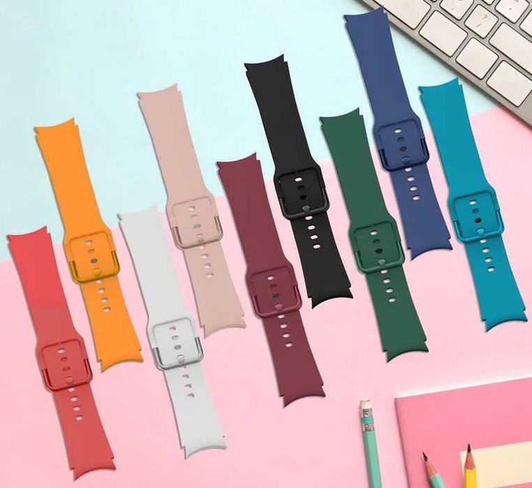 Каишка силиконова за Smart Wach Samsung Galaxy watch 4, 5, 5 PRO НОВО!