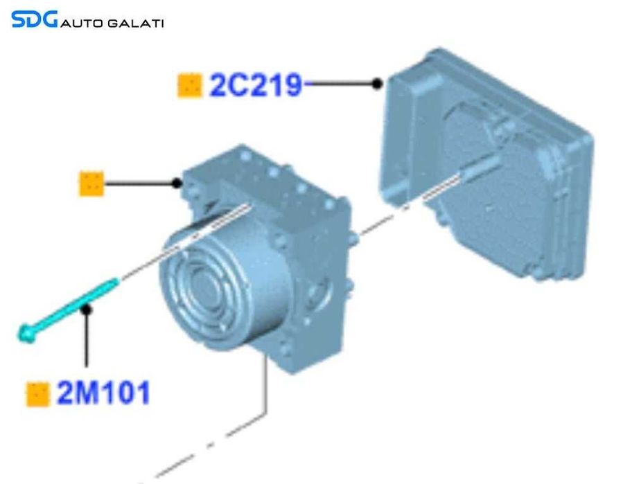Unitate Modul Pompa ABS Ford C Max 2 2010 - 2018 Cod BV61-2C405-AK [X4343]