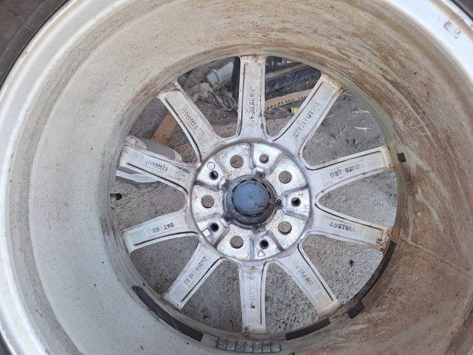 4 броя оригинални джанти  за Bmw x1 f48,x2 f39,f45 Mini Cooper 5x112 с 4 броя зимни гуми 225 55 17 vw,skoda,audi,mercedes