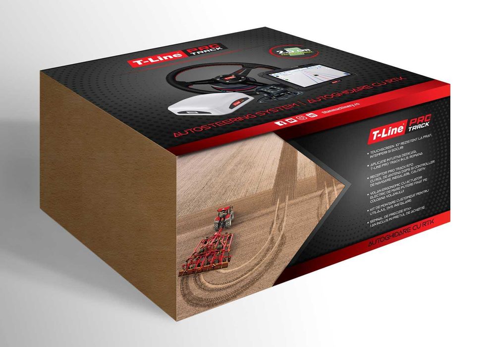 GPS Agricol - T-Line Protrack - precizie 2,5 cm, semnal RTK+