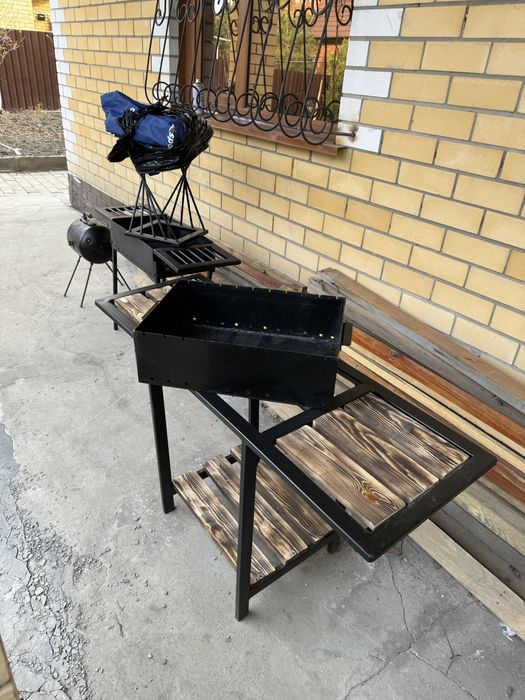 Мангал железный новый лофт