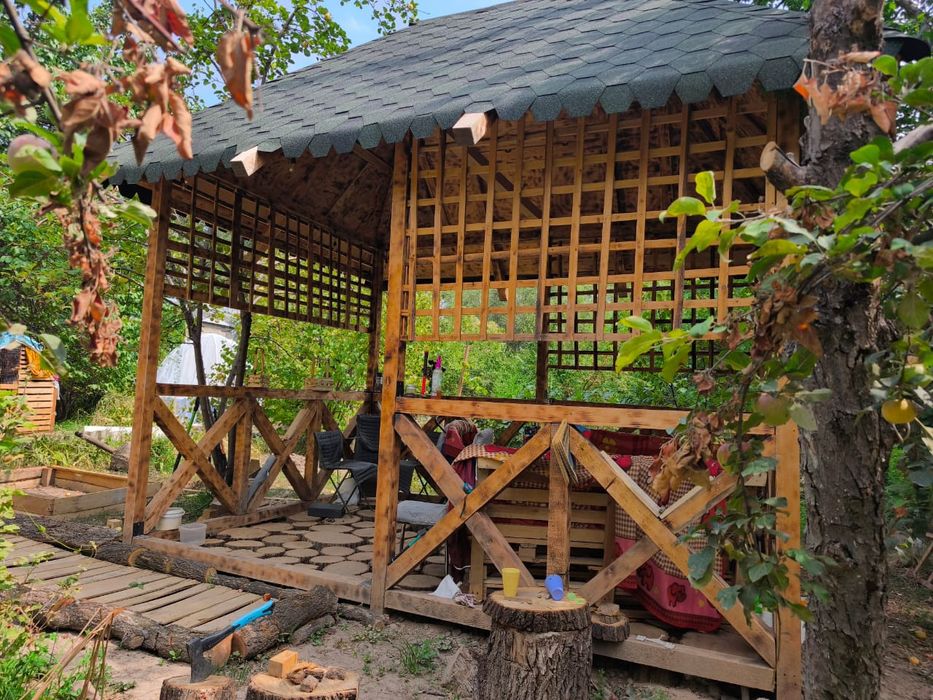 Беседка из бруса 10х10