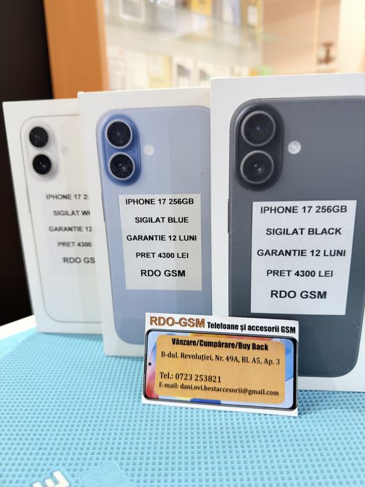 Iphone 17 256Gb Neverlock/Sigilat/Garantie