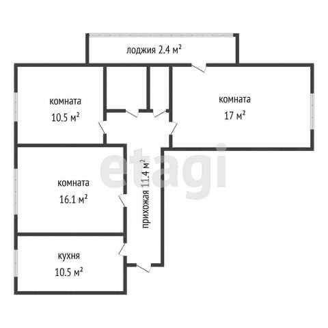 Продажа 3-комнатной квартиры