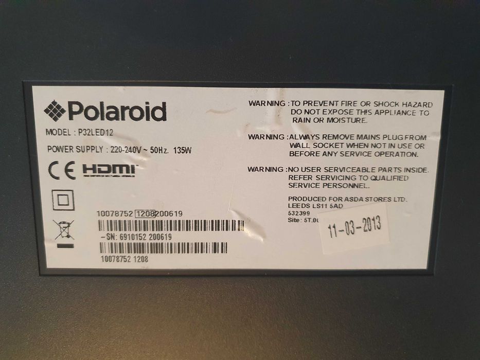 Polaroid led Tv 80 cm