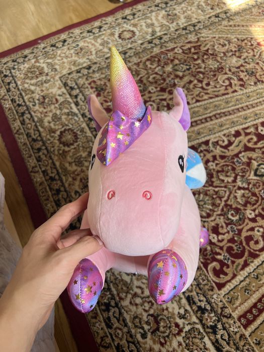 Пони мыгкая игрушка с пледом