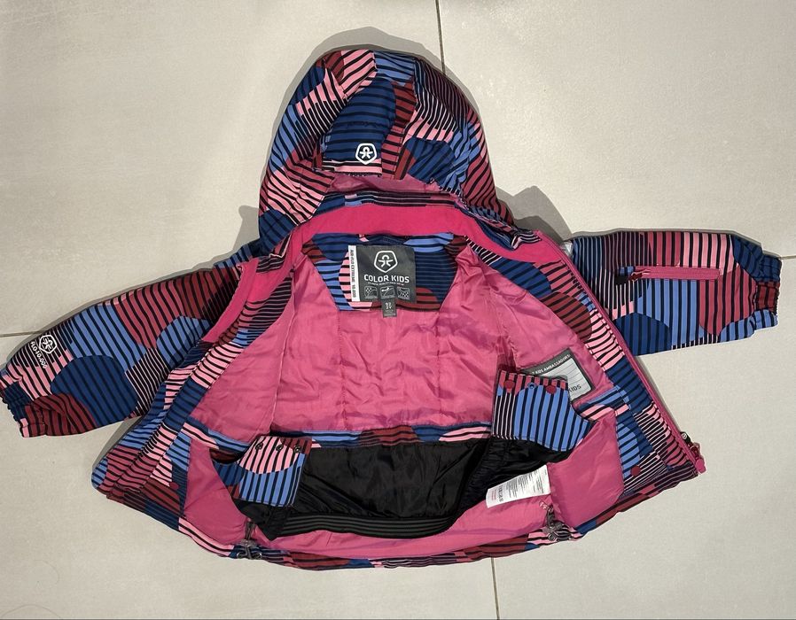 Детски дрехи за ски - яке, грейка (гащеризон), ръкавици