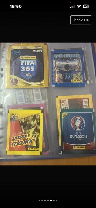 Colectie 64 plicuri diferite sigilate Panini,Topps,etc