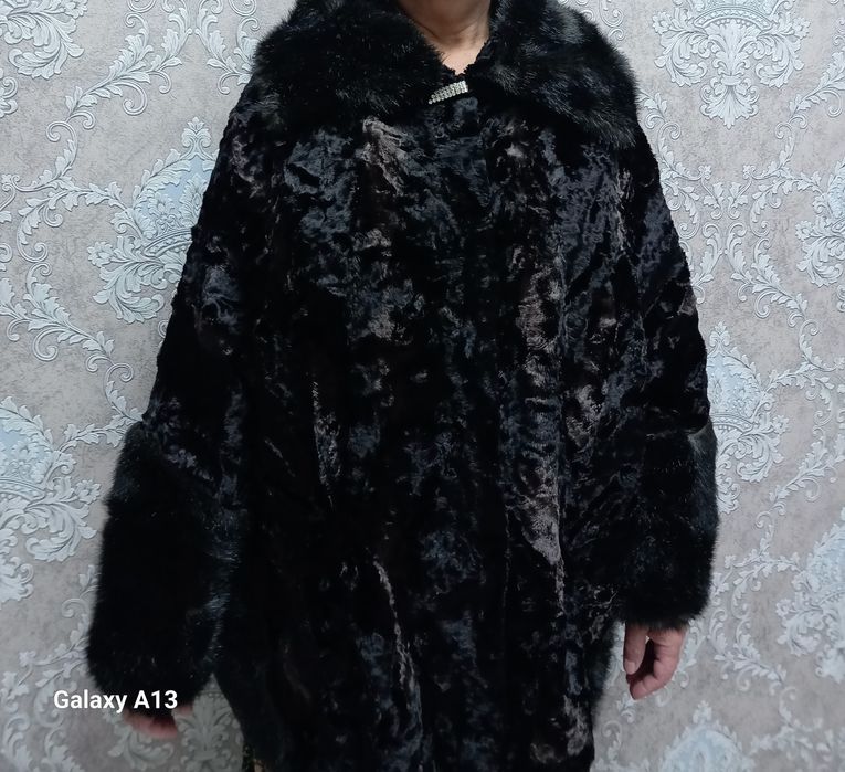 Панчо чёрный туркия