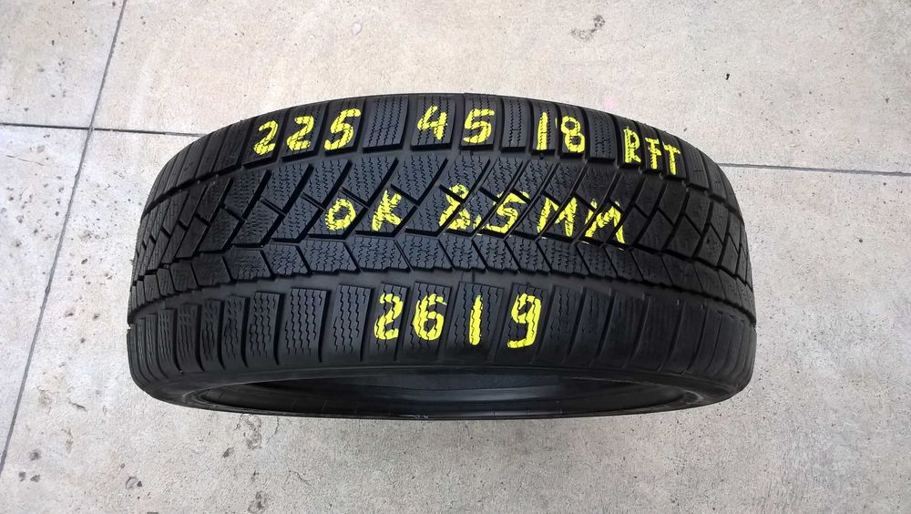 Doua anvelope iarna 225 45 18 continental wintercontact TS 830P rft