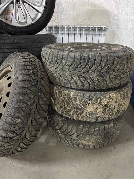 Продам зимние колеса с штамп дисками