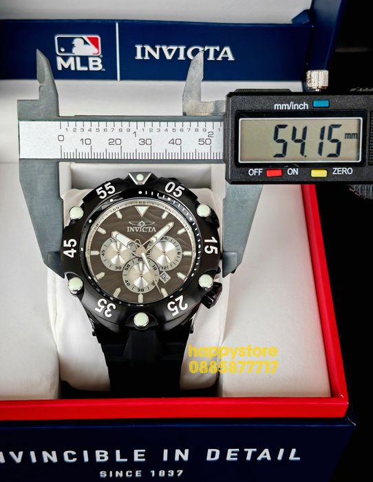 INVICTA Velmore Black 54 mm, Инвикта нов ръчен часовник