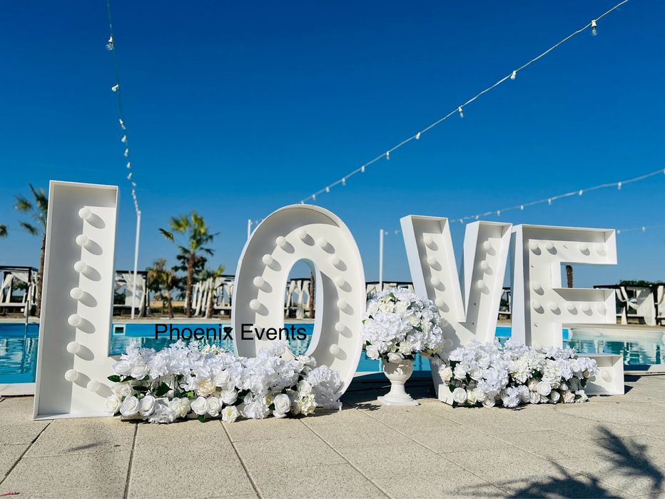 Photocorner panou foto arcada semiluna aripi inger nunta botez