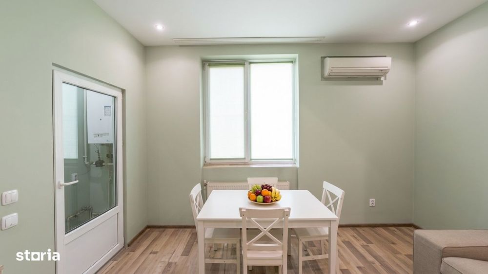 Apartament 2 camere, parter, curte comună închisă, ultracentral