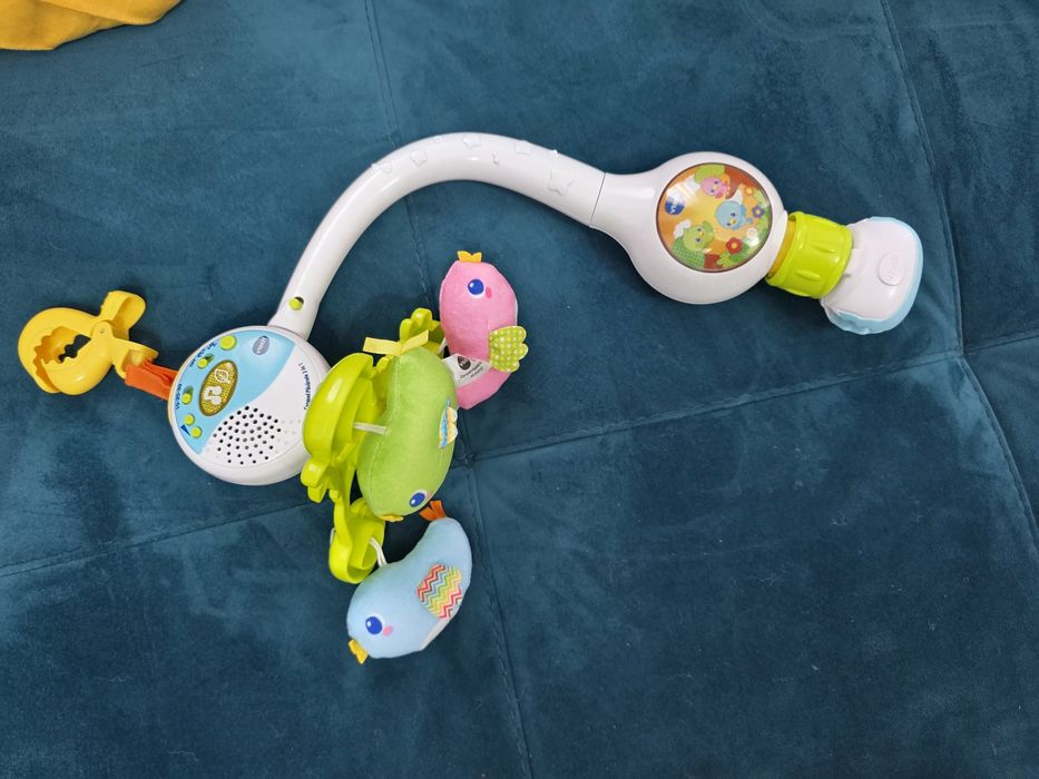 Jucarie Carusel cu Pasarele 3 in 1, de la 0 luni, Vtech