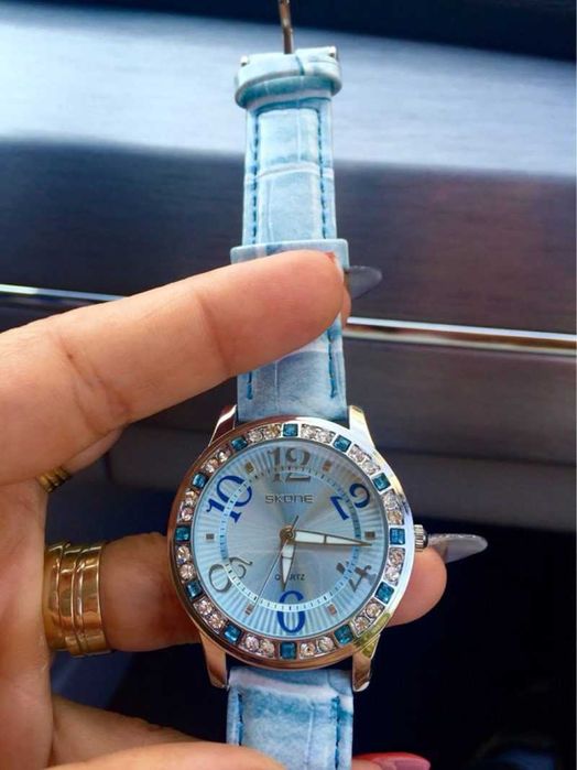 SKONE - ceas de damă la modă albastru