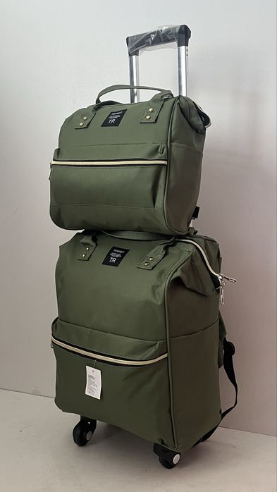 Раница на колелца + чанта (с безплатна доставка)