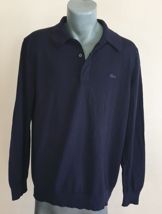 Lacoste Merino Wool Classic Fit Mens Size  / L  НОВО! ОРИГИНАЛ! Мъжки Вълнен Пуловер!