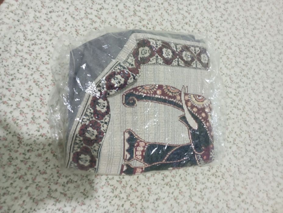 Сумка пляжная лён