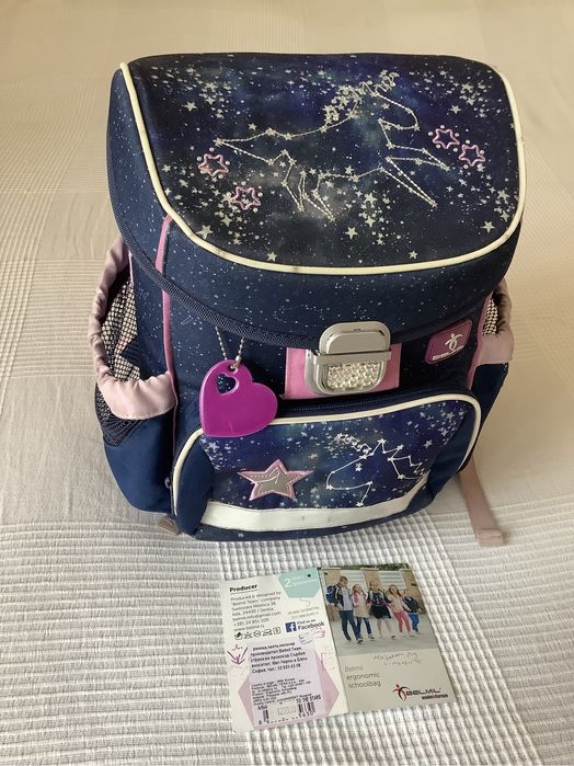 Ученическа раница за 1-ви клас. За момиче.