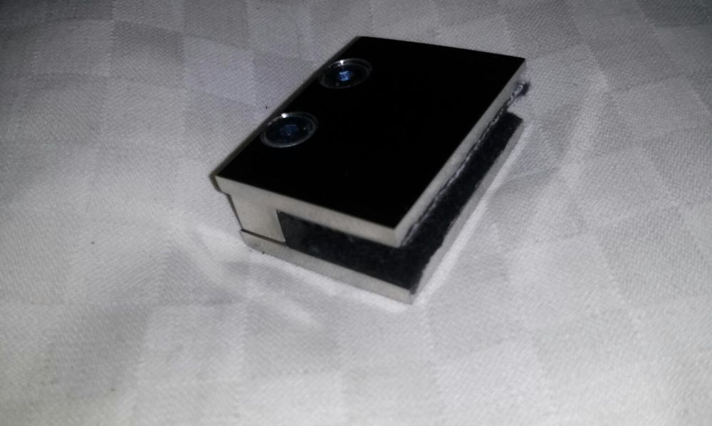 Clema inox pentru balustrada de inox cu sticla