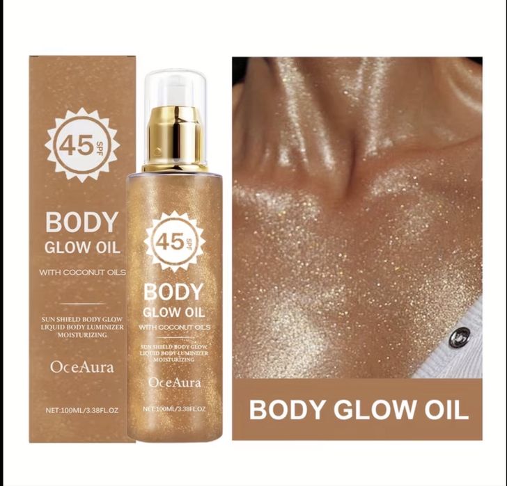 Блестящо масло за тяло
