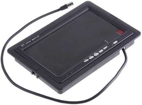 7"инчов inch TFT LCD монитор за връзка с камера за паркиране, DVD, VCR