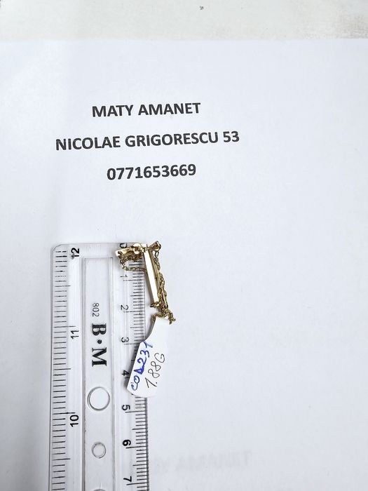 Maty Amanet cercei din aur 14 k 1.88 g cod 231