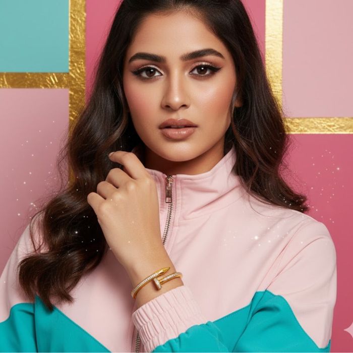 Хит Гривна Пирон Cartier Juste un Clou с камъни