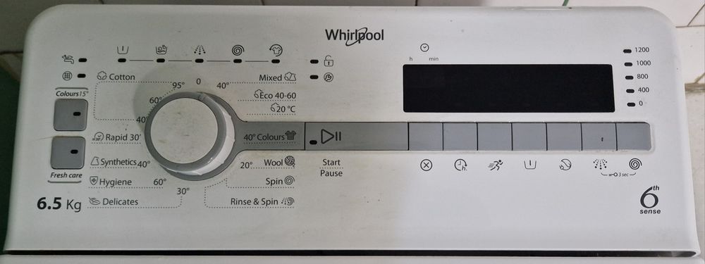 Masina de spalat rufe Whirlpool 6.5 kg