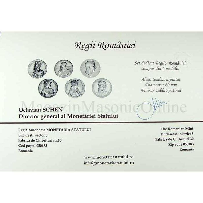 Set medalii REGII ROMANIEI 1881 1947 Mihai Carol Ferdinand