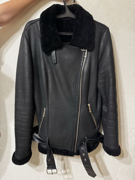 Продам дубленку натуральную, модель авиатор