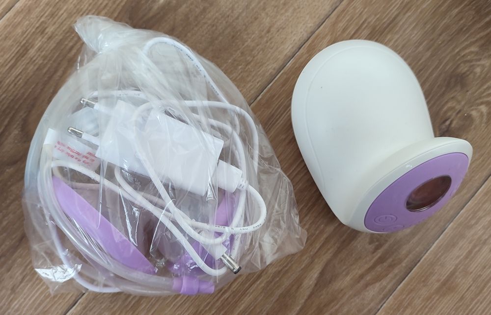 Pompă de sân electrică KidsCare cu masaj și 15 trepte aspirație