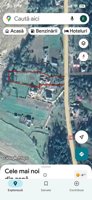 Vând teren și casă în Hangu, jud Neamț