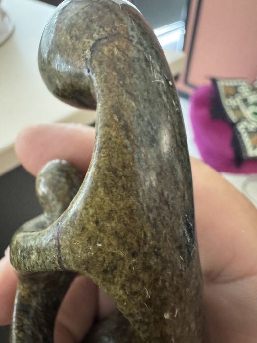 Sculptură din piatra naturala de serpentin