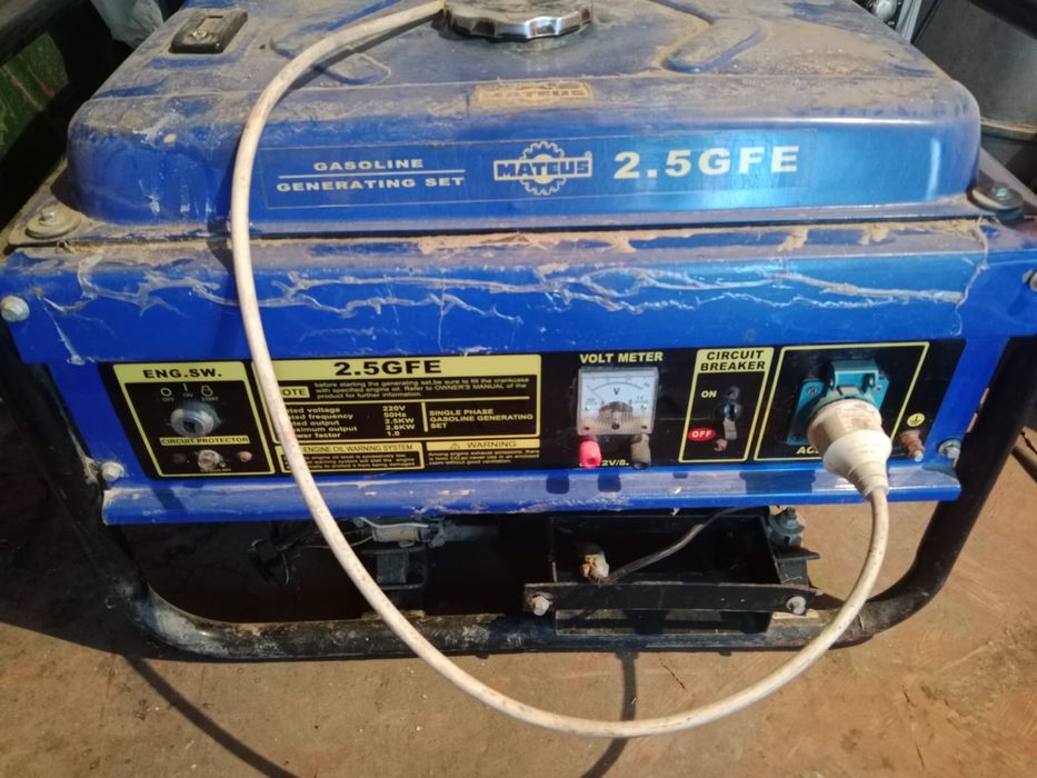 Продается генератор 2,5 бензиновый и шкуры стриженные
