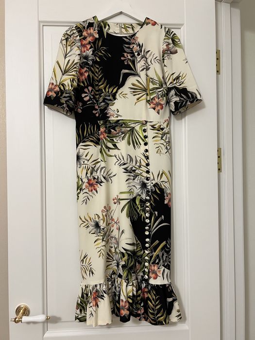 Платье миди из ткани DG