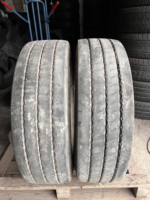 2 anvelope trailer/camion 245/70/17.5 , Continental , 8.5-9.5 mm