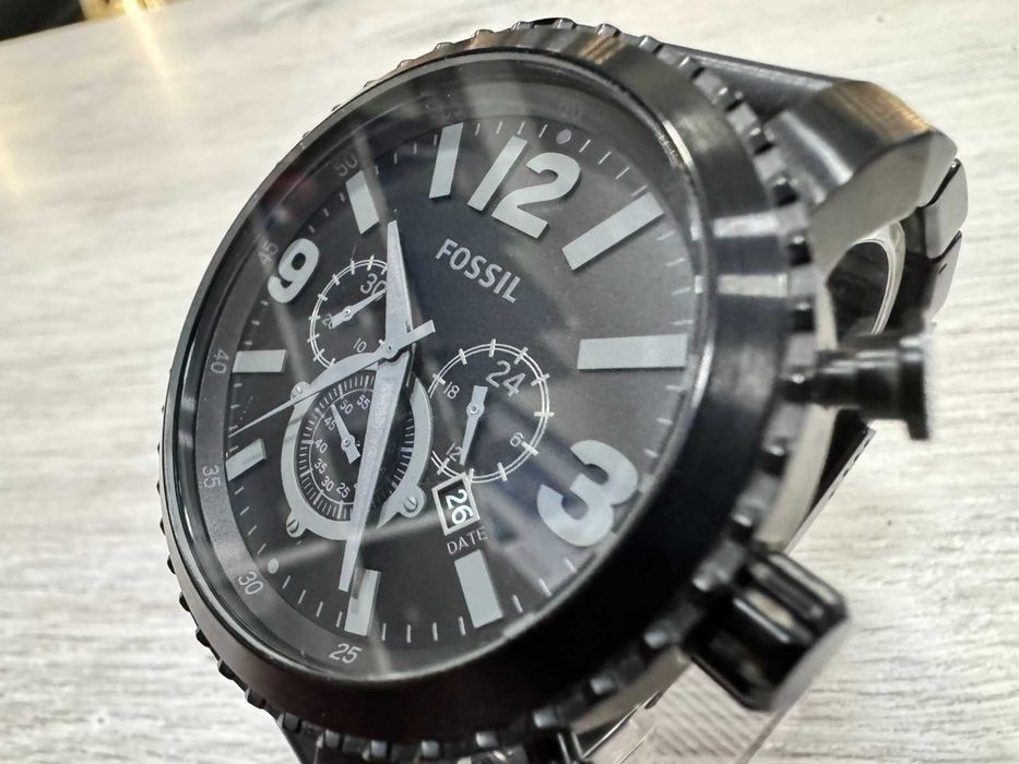 Fossil Dark Gray Chronograph Watch (BQ1652)