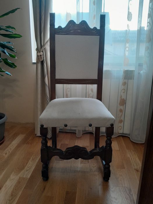 Masa cu 6 scaune lemn masiv