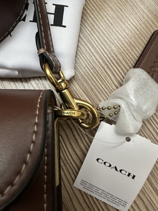 Дамска чанта Coach Tabby 26 в кафяв цвят